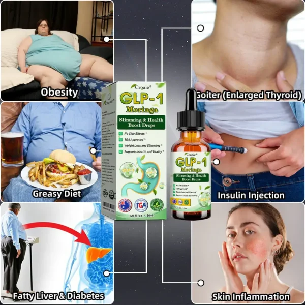 Croaie® GLP-1 Moringa Slimming & Health Boost Drops