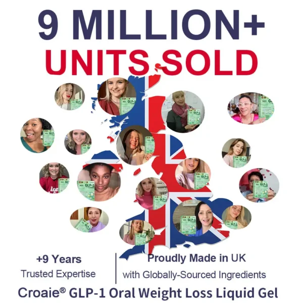 Croaie® GLP-1 Oral Weight Loss Liquid Gel🏅 - NAD+ & Moringa & ACV & Keto BHB — Obesity, Cardiovascular Disease, Diabetes, Sleep Apnea, Joint Problems and More