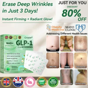 Croaie® GLP-1 Oral Weight Loss Liquid Gel🏅 - NAD+ & Moringa & ACV & Keto BHB — Obesity, Cardiovascular Disease, Diabetes, Sleep Apnea, Joint Problems and More