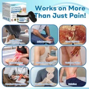 Croaie® Advanced Magnesium Pain Relief Cream(Treats Arthritis, Neuropathy, Rheumatism, Sports Injuries & More)