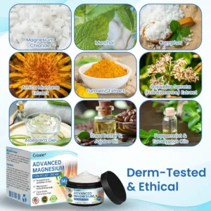 Croaie® Advanced Magnesium Pain Relief Cream(Treats Arthritis, Neuropathy, Rheumatism, Sports Injuries & More)