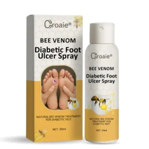 Croaie® Bee Venom Diabetic Foot Ulcer Spray✅ 𝐕𝐢𝐬𝐢𝐛𝐥𝐞 𝐢𝐦𝐩𝐫𝐨𝐯𝐞𝐦𝐞𝐧𝐭 𝐢𝐧 𝟐-𝟑 𝐰𝐞𝐞𝐤𝐬✅