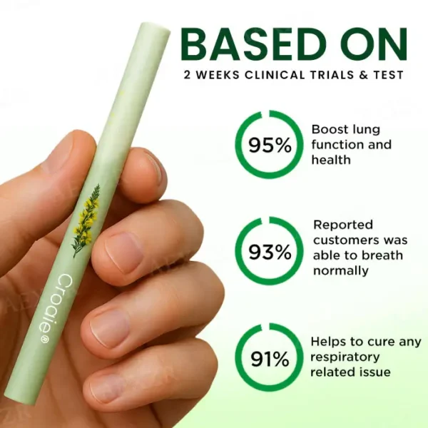 Croaie® Mullein Purifying Lung Stick✅ 𝐂𝐥𝐞𝐚𝐫𝐬 𝐦𝐮𝐜𝐮𝐬, 𝘽𝐫𝐞𝐚𝐭𝐡𝐞𝐬 𝐞𝐚𝐬𝐢𝐥𝐲