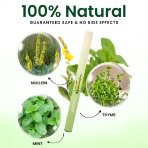 Croaie® Mullein Purifying Lung Stick✅ 𝐂𝐥𝐞𝐚𝐫𝐬 𝐦𝐮𝐜𝐮𝐬, 𝘽𝐫𝐞𝐚𝐭𝐡𝐞𝐬 𝐞𝐚𝐬𝐢𝐥𝐲