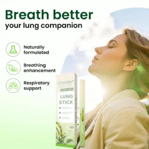 Croaie® Mullein Purifying Lung Stick✅ 𝐂𝐥𝐞𝐚𝐫𝐬 𝐦𝐮𝐜𝐮𝐬, 𝘽𝐫𝐞𝐚𝐭𝐡𝐞𝐬 𝐞𝐚𝐬𝐢𝐥𝐲