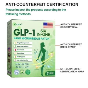 【Last Day Promotion 60% OFF👨‍⚕️】Croaie® SIX IN-ONE NIDDK-Tirzepatide Health NANO MICRONEEDLE PATCH 👨‍⚕️（Zero Pain, 24/7 Release | Lose 20lbs FAST | 90% Sugar Drop | ） 🌝