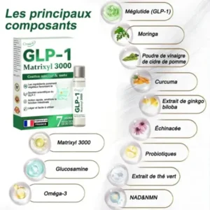 CROAIE® Gouttes Minceur & Santé GLP-1 & Matrixyl 3000