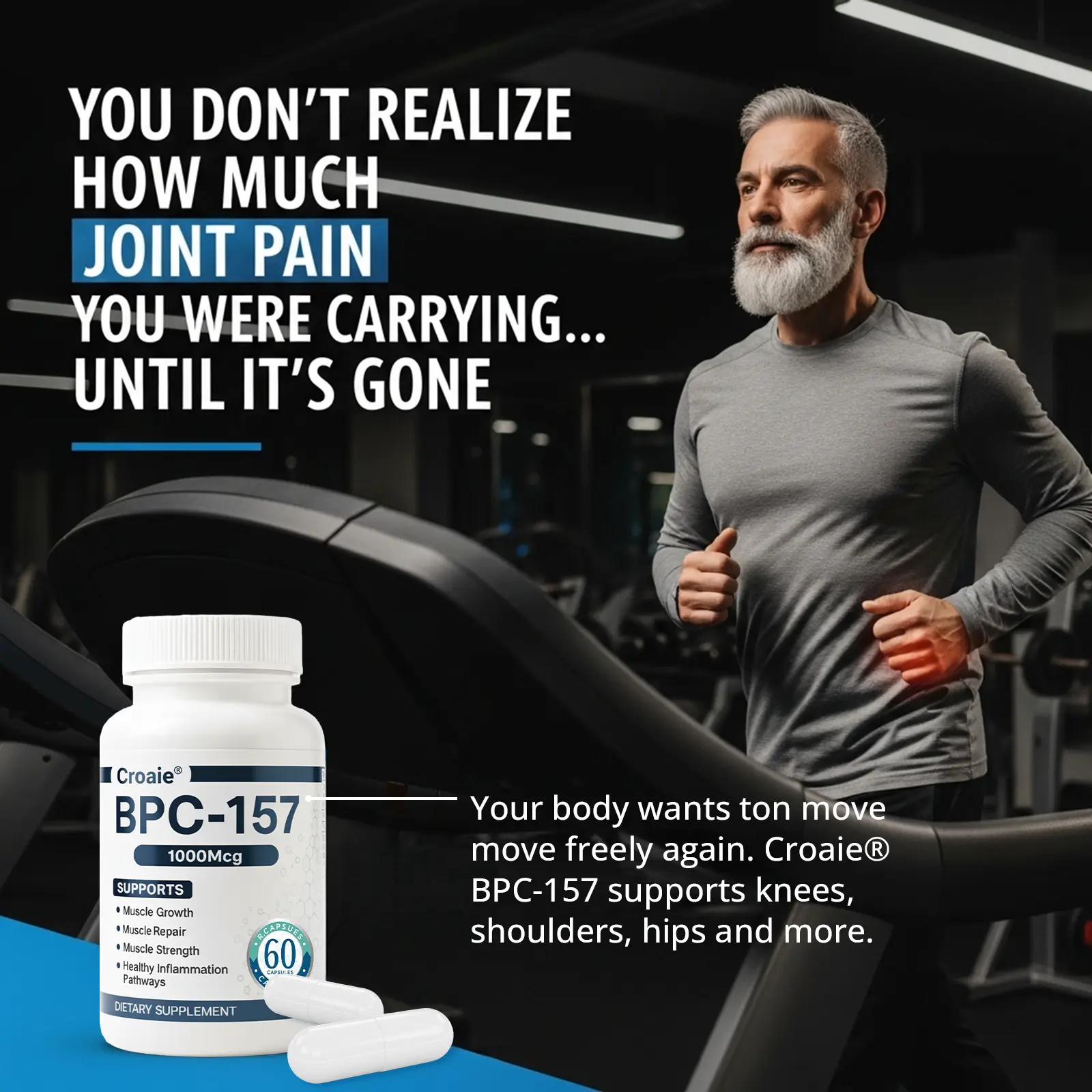 Croaie® BPC-157 Rapid-Heal Body-Shield Capsules