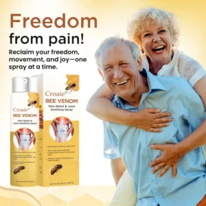 🔥FDA Approved⭐ WHO Approved🌍 Croaie® Bee Venom Pain-Relief Joint Soothing Spray - No allergies🌸 quick and effective⚡️ The first 200 customers will receive double the order🎁!