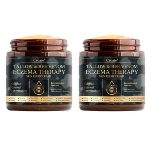 🔥FDA Approved⭐ WHO Approved🌍 Croaie® Tallow & Bee venom Eczema Theraphy
