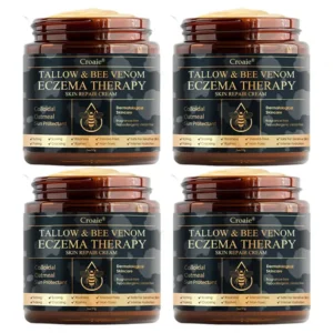 🔥FDA Approved⭐ WHO Approved🌍 Croaie® Tallow & Bee venom Eczema Theraphy