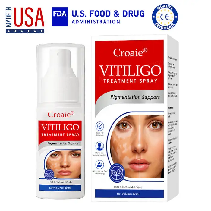 🔥FDA Approved⭐ WHO Approved🌍 Croaie® Vitiligo Treatment Spray - No allergies🌸 Quick and effective⚡️ With over 150,000 sold!📦