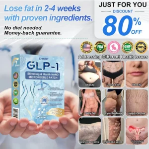 FDA Official Store |🎁 Croaie® GLP-1 Nano-Microneedle Patch with Collagen & Matrixyl 3000丨Obesity, Cardiovascular Disease, Diabetes, Sleep Apnea, Joint Problems and More