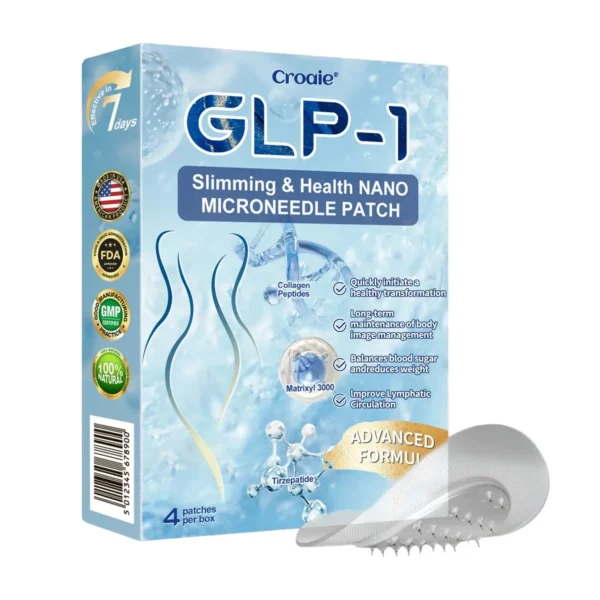 FDA Official Store |🎁 Croaie® GLP-1 Nano-Microneedle Patch with Collagen & Matrixyl 3000丨Obesity, Cardiovascular Disease, Diabetes, Sleep Apnea, Joint Problems and More