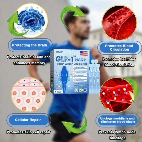 【Last Day Promotion 75% OFF⚡】Croaie® 𝐆𝐋𝐏-𝟏 𝐏𝐑𝐎+ 𝟔-𝐢𝐧-𝟏 𝐇𝐞𝐚𝐥𝐭𝐡 𝐒𝐮𝐩𝐩𝐨𝐫𝐭 𝐋𝐢𝐪𝐮𝐢𝐝 𝐃𝐫𝐨𝐩𝐬 💪Use once every two days | Lose 20 pounds quickly | Reduce sugar by 90%