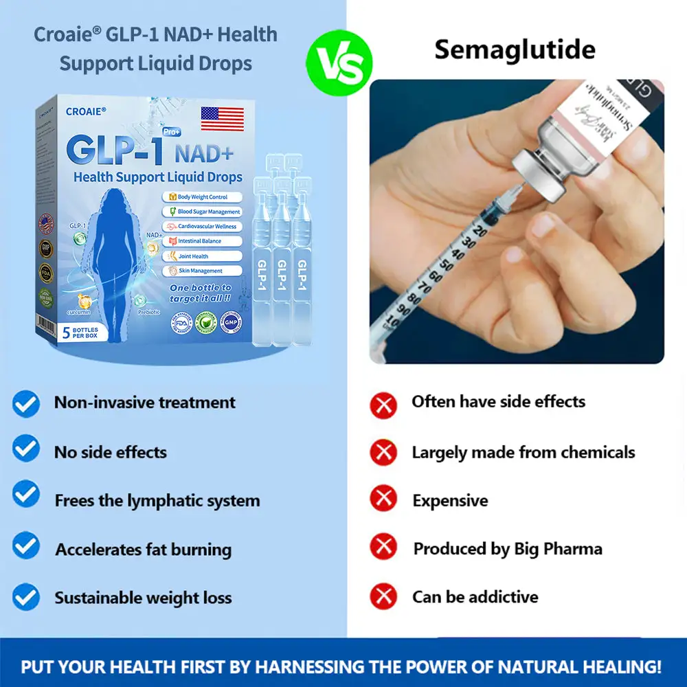 ใLast Day Promotion 75% OFFโกใCroaieยฎ ๐๐๐-๐ ๐๐๐+ ๐-๐ข๐ง-๐ ๐๐๐๐ฅ๐ญ๐ก ๐๐ฎ๐ฉ๐ฉ๐จ๐ซ๐ญ ๐๐ข๐ช๐ฎ๐ข๐ ๐๐ซ๐จ๐ฉ๐ฌ ๐ชUse once every two days | Lose 20 pounds quickly | Reduce sugar by 90%