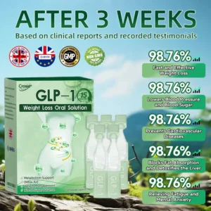 NHS 🇬🇧 Official flagship store Croaie® GLP-1 weight loss oral solution, solving problems such as obesity, cardiovascular disease, and diabetes💄