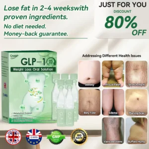 NHS 🇬🇧 Official flagship store Croaie® GLP-1 weight loss oral solution, solving problems such as obesity, cardiovascular disease, and diabetes💄