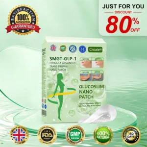 Official Store | ✨Croaie®  SMGT-GLP-1 Nano Microneedle Patch with Collagen Peptides &Matrixyl 3000｜Clinically Backed Slimming, Firming & Glucose Control｜7-Day Results｜Needle-Free Application 💡