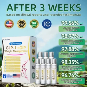 FDA| Official USA Store — Croaie® Telportide Oral Solution, GIP and GLP-1 Dual-Action Weight Loss Solution, One Bottle Daily, Results in 7 Days🛍️