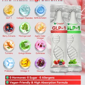 🇺🇸New Arrival Croaie® 𝑮𝐋𝗣-𝟭 + 𝑪𝒐𝒍𝒍𝙖𝙜𝙚𝙣 𝐏𝐞𝐩𝒕𝒊𝒅𝒆𝒔 𝑾𝒆𝒊𝗴𝗵𝘁 𝐋𝐨𝐬𝐬 & 𝑭𝒊𝒓𝒎𝙞𝙣𝙜 𝑶𝒓𝒂𝐥 𝑺𝒐𝐥𝒖𝒕𝒊𝒐𝒏 💚💚 𝗼𝗯𝗲𝘀𝗶𝘁𝘆, 𝗳𝗶𝗿𝗺𝘀 𝘀𝗸𝗶𝗻, 𝗰𝗮𝗿𝗱𝗶𝗼𝘃𝗮𝘀𝗰𝘂𝗹𝗮𝗿 𝗱𝗶𝘀𝗲𝗮𝘀𝗲, 𝗱𝗶𝗮𝗯𝗲𝘁𝗲𝘀, 𝘀𝗹𝗲𝗲𝗽 𝗮𝗽𝗻𝗲𝗮, 𝗷𝗼𝗶𝗻𝘁 𝗽𝗿𝗼𝗯𝗹𝗲𝗺𝘀, 𝗮𝗻𝗱 𝗺𝗼𝗿𝗲