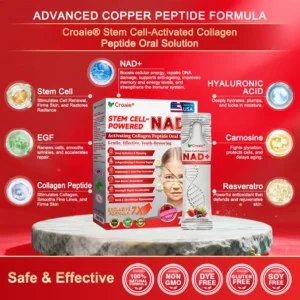 💖𝘾𝙑𝙎'𝙨 𝙊𝙣𝙡𝙞𝙣𝙚💖Croaie® Stem Cell–Powered NAD+ Activating Collagen Peptide Oral Solution |👩‍⚕️ (⭐ Visibly Lift Sagging Skin and Smooth Wrinkles — All From the Inside Out)🌵