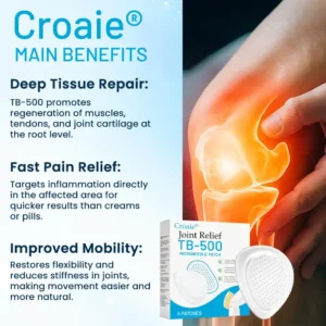 🏷️ EXCLUSIVE DEAL! 50% OFF - Croaie® Joint Relief TB-500 Microneedle Patch