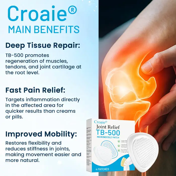 🏷️ EXCLUSIVE DEAL! 50% OFF - Croaie® Joint Relief TB-500 Microneedle Patch