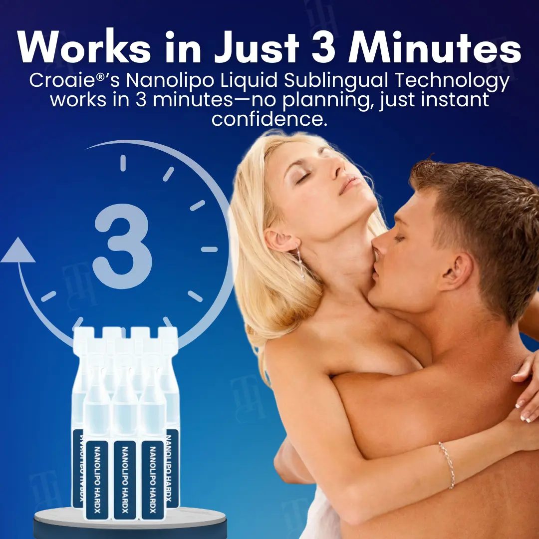 🏷️ EXCLUSIVE DEAL! 50% OFF - Croaie® Nanolipo HardX Vitality Ampoules