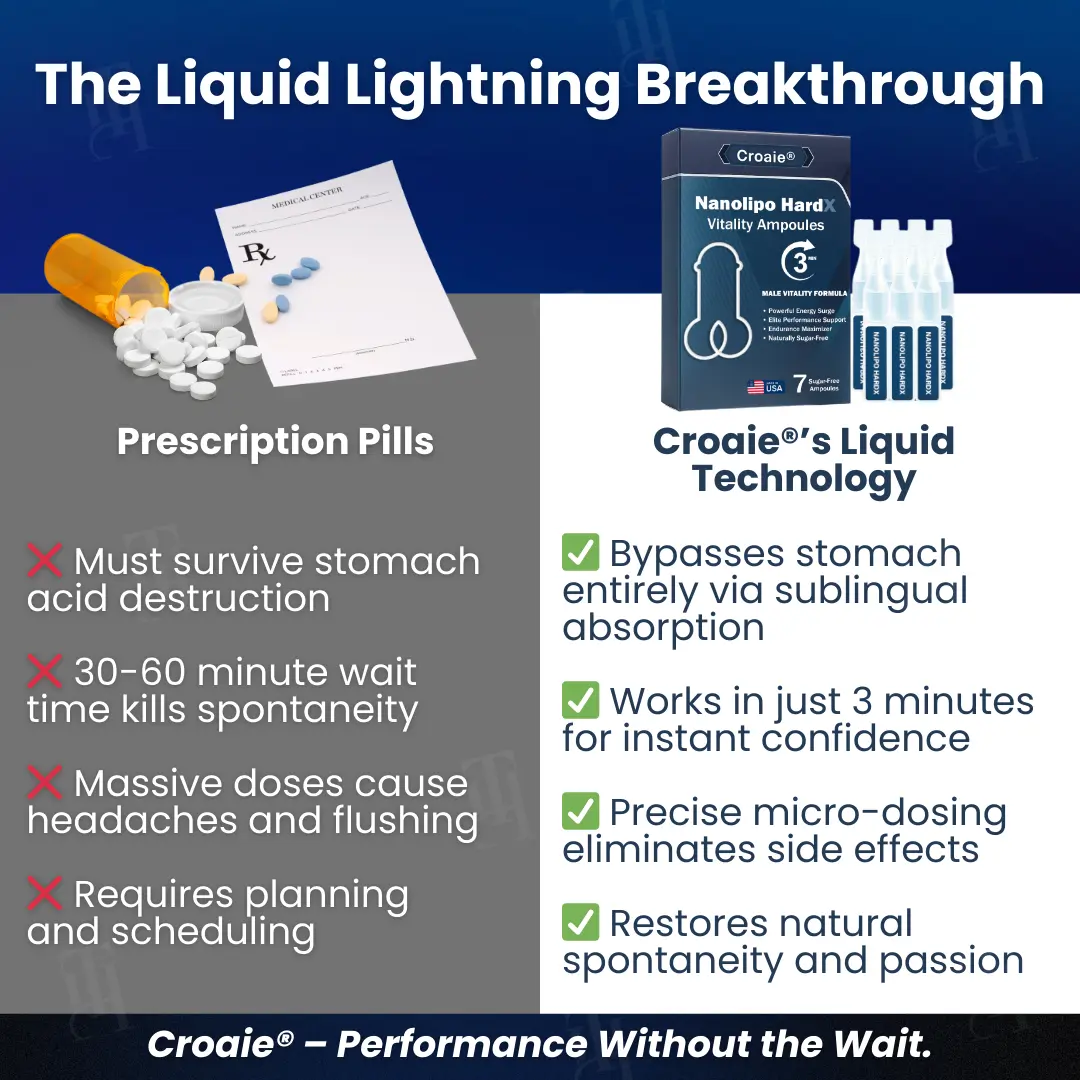 🏷️ EXCLUSIVE DEAL! 50% OFF - Croaie® Nanolipo HardX Vitality Ampoules