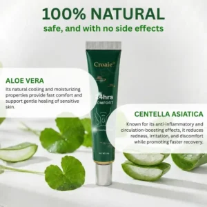 🏷️ EXCLUSIVE DEAL! 55% OFF - Croaie® 24-Hour Comfort Hemorrhoid Gel