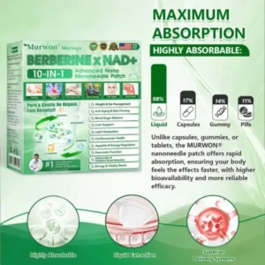 𝐌𝐮𝐫𝒘𝒐𝒏®𝑴𝒐𝒓𝒊𝒏𝒈𝗮 · 𝐁𝐞𝐫𝗯𝗲𝐫𝐢𝐧𝐞  × 𝙉𝘼𝐃+ 𝟏𝟎-𝐢𝐧-𝟏 𝗔𝗱𝘃𝗮𝗻𝗰𝙚𝙙 𝙉𝙖𝙣𝙤 𝙈𝙞𝙘𝙧𝙤𝙣𝙚𝙚𝐝𝐥𝐞 𝐏𝐚𝐭𝙘𝙝