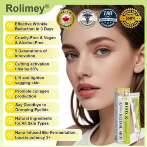 ⏰ Last Day! 70% OFF 💫 Rolimey® Botox & Vita-A Retinol Wrinkle-Lift Cream – Made & Shipped from CA 🔥