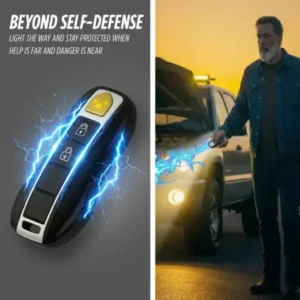 🔦 SUPTRUCK™ Voltax ShockForce 75M Stun Car Keychain ⚡ 2026 Flash Sale 75% OFF ️